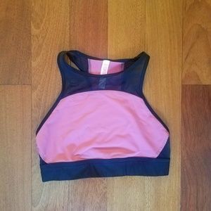 VS High Neck Mesh Sports Bra